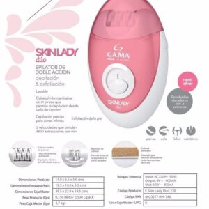 DEPILADORA GAMMA DUO SKIN LADY